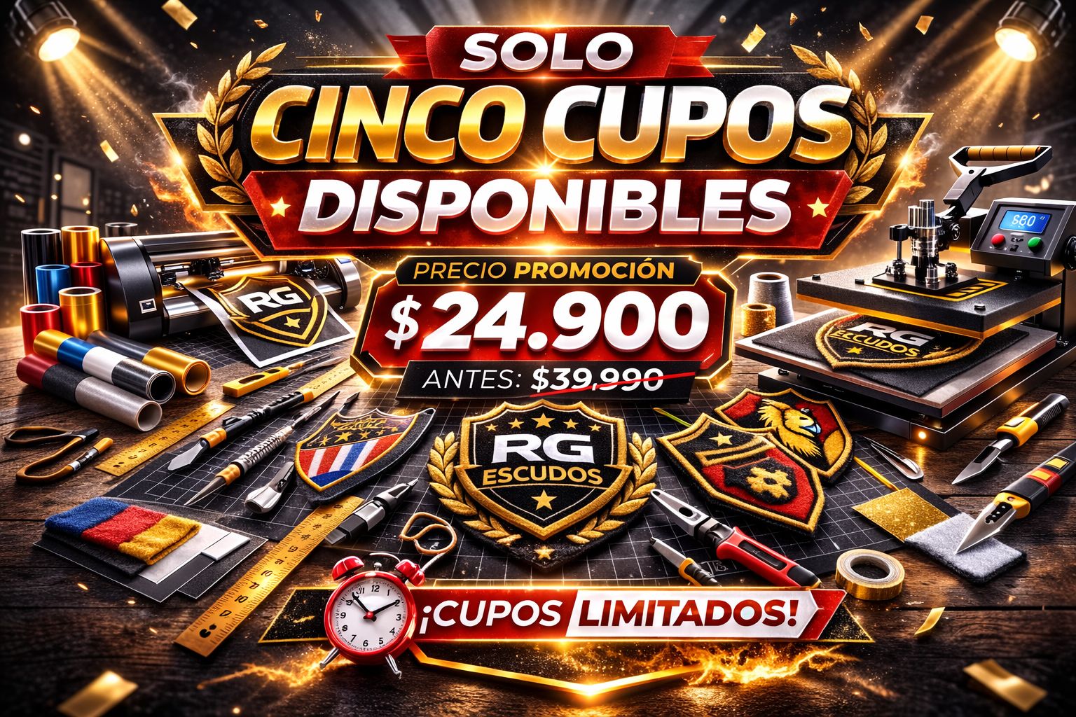 Guia Completa – De Cero A Tu Negocio De Escudos Termoadhesivos (Curso Básico) 2026