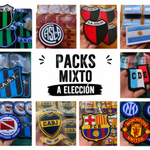 Pack Escudos Mixtos Termoadhesivos